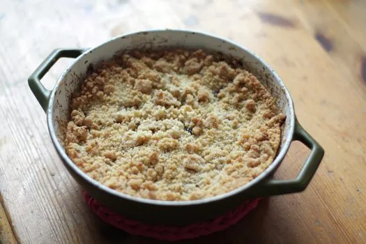 Apple crumble